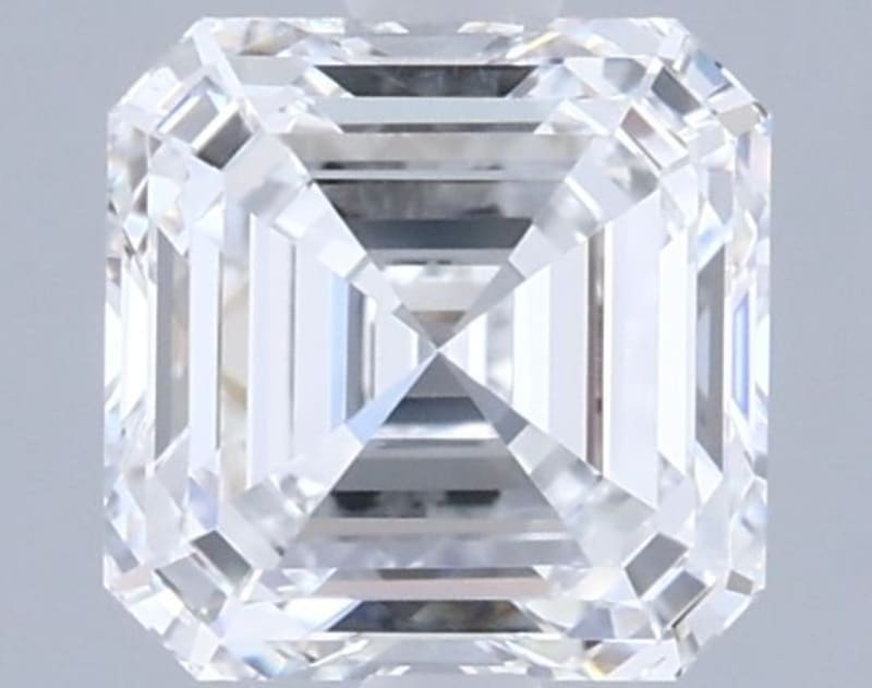 1.04 Carat Asscher IGI Certified Lab Grown Diamond