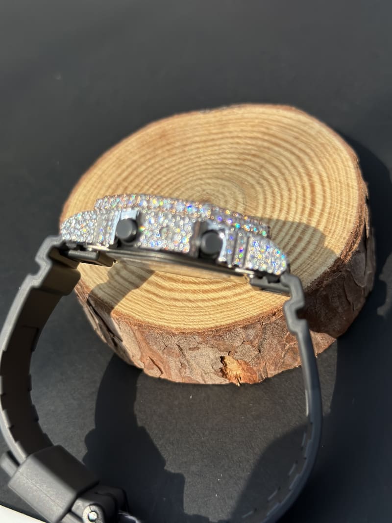 Rolex Sky-Dweller Custom Baguette Diamond Sunburst Dial