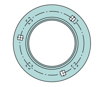 FLAN40-MSB Flanged housing
