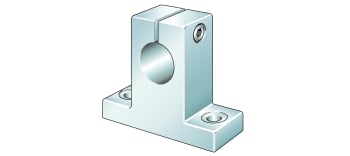 GW16 Shaft support block