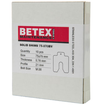 SHIMS-100-020-CR-100X100X0.20 (10 stk. pr. pakke)