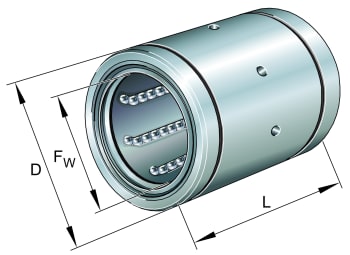 KB20-PP-AS Linear ball bearings