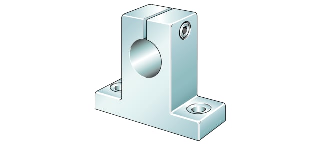 GW25 Shaft support block