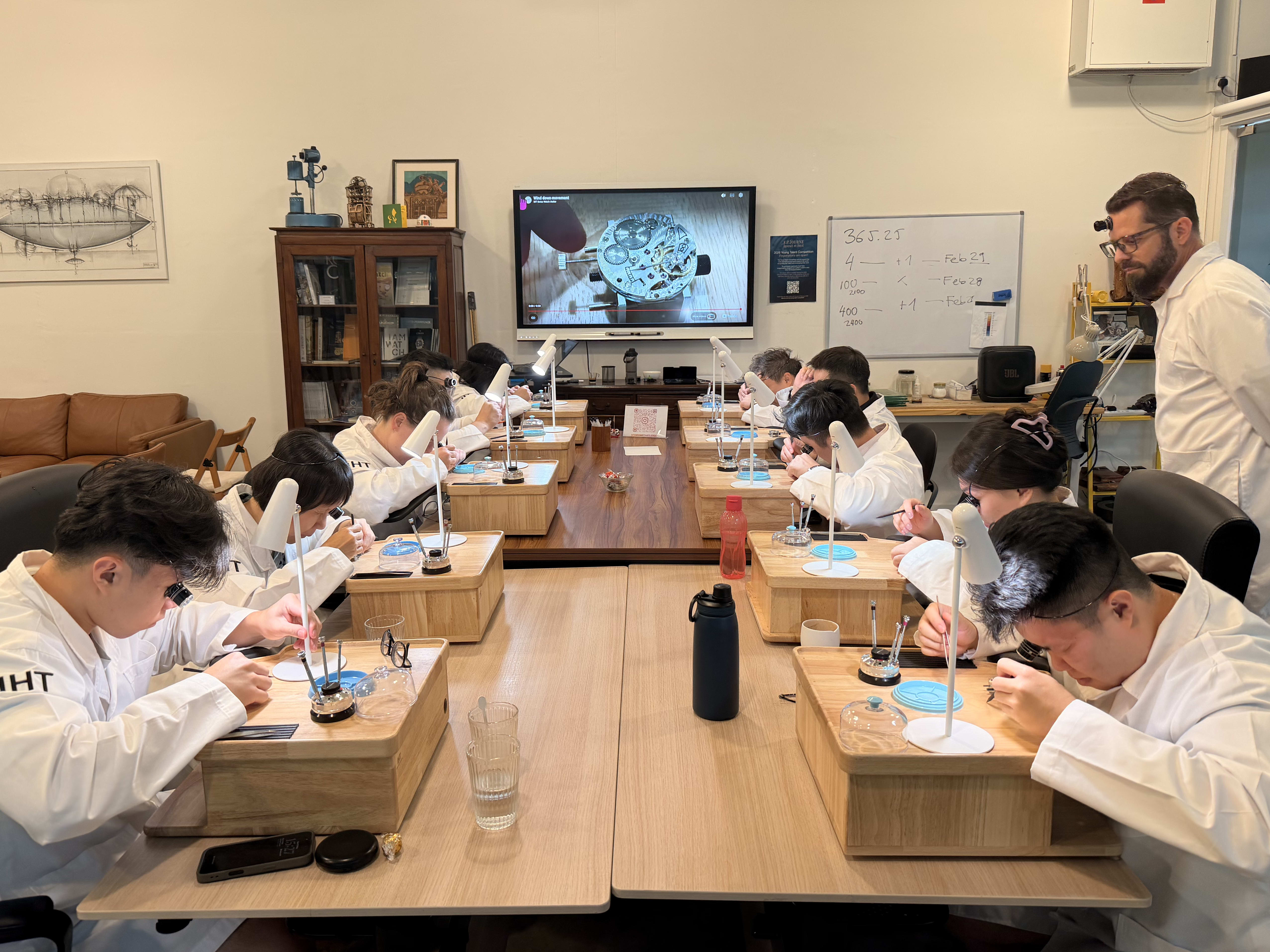 Hands-on watchmaking masterclass at IHT
