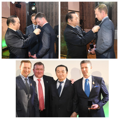 MONGOLIA recognizes employees of the IIB treasury department for their efforts in developing cooperation with Mongolian Banks