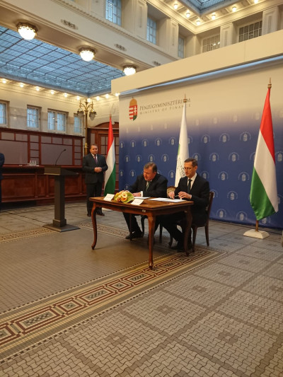 Relocation of IIB headquarters to Hungary: Host Country Agreement is signed