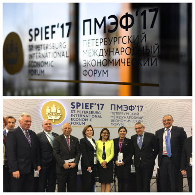 Representatives of the IIB took part in panels sessions, and meetings at the 21st St. Petersburg International Economic Forum (SPIEF)