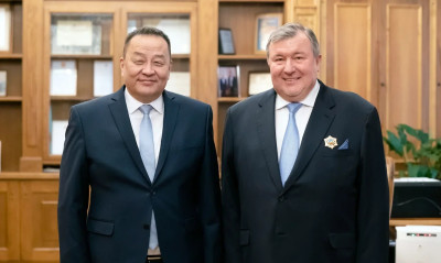 IIB continues to be active in Mongolia: Chairperson of the Management Board Nikolay Kosov and the Ambassador of Mongolia to the Russian Federation D. Davaa discuss priority areas of the Bank's operations 