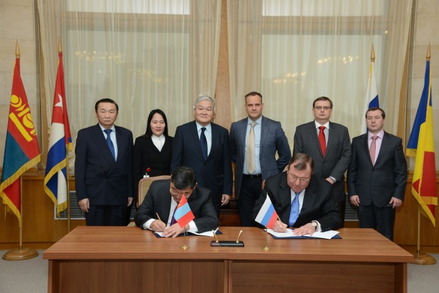 Подписание соглашения о стратегическом сотрудничестве с монгольским Банком торговли и развития (БТР)