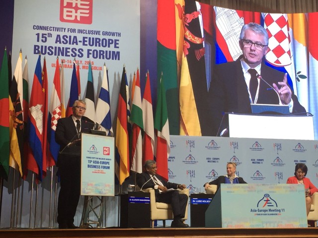 IIB at 15th Asia-Europe Business Forum (AEBF15) in Mongolia, Ulaanbaatar