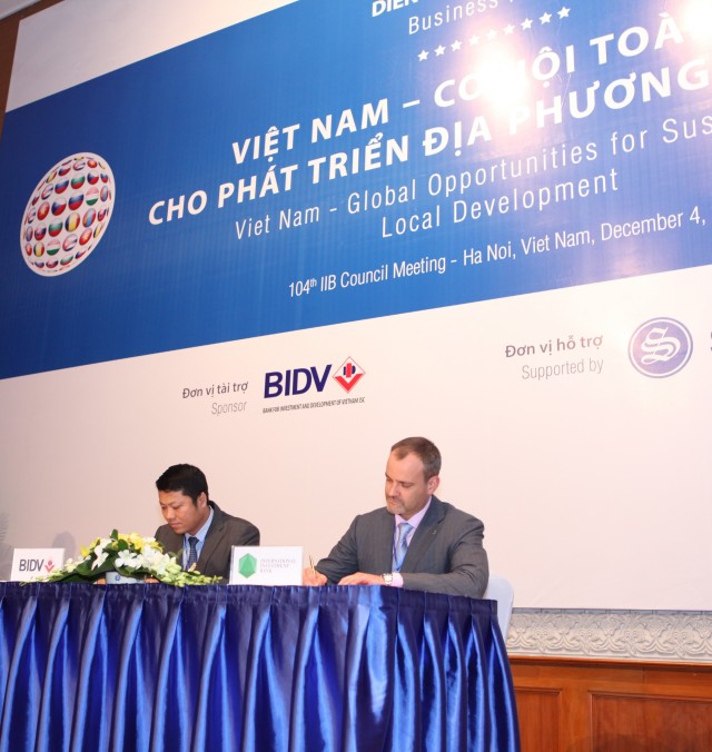 IIB and BIDV sign a loan agreement to finance SMEs in Vietnam 