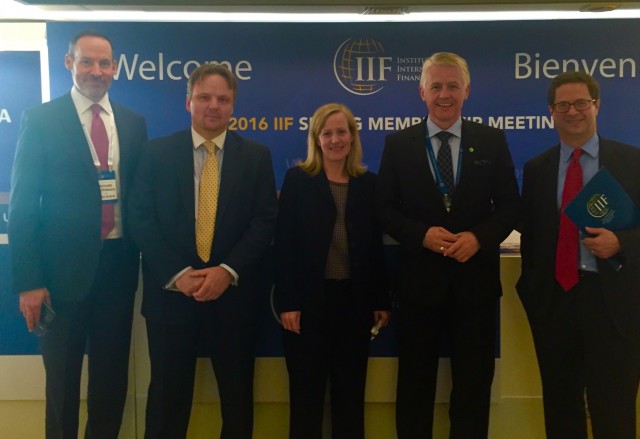 IIF Spring Membership Meeting – IIB in the company of the world’s leading banks