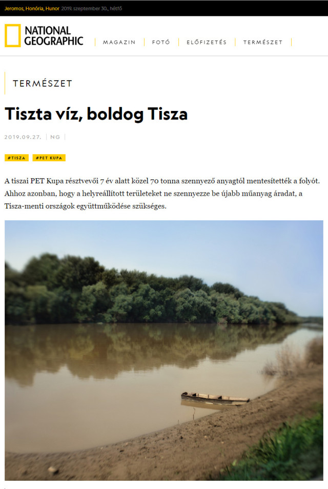 ​Clean Water, Happy Tisza