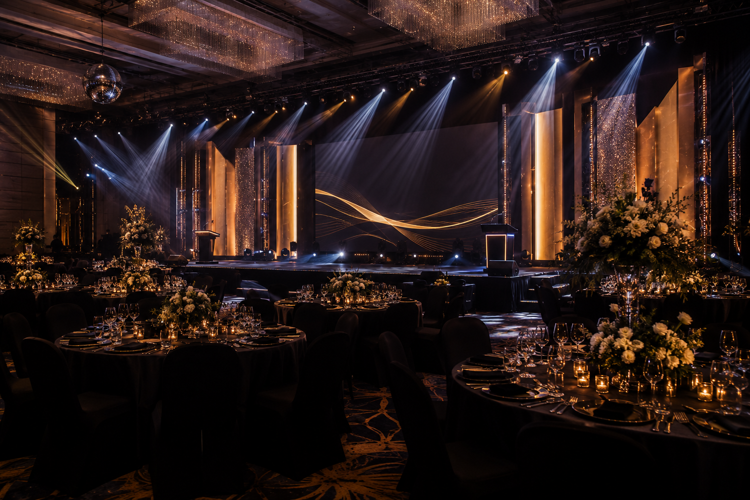 Award-winning luxury corporate gala event production in Abu Dhabi