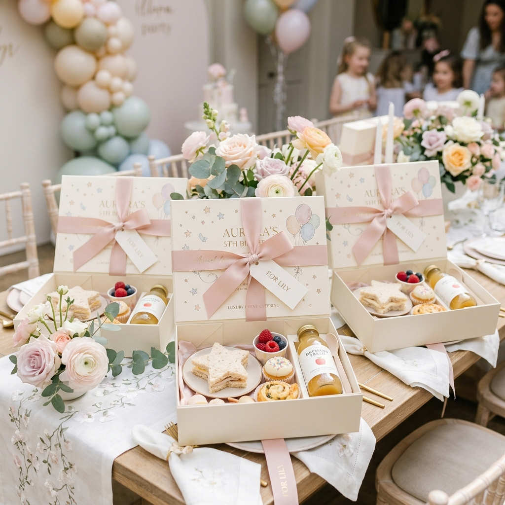 Kids Party Meal Boxes Abu Dhabi Event Catering