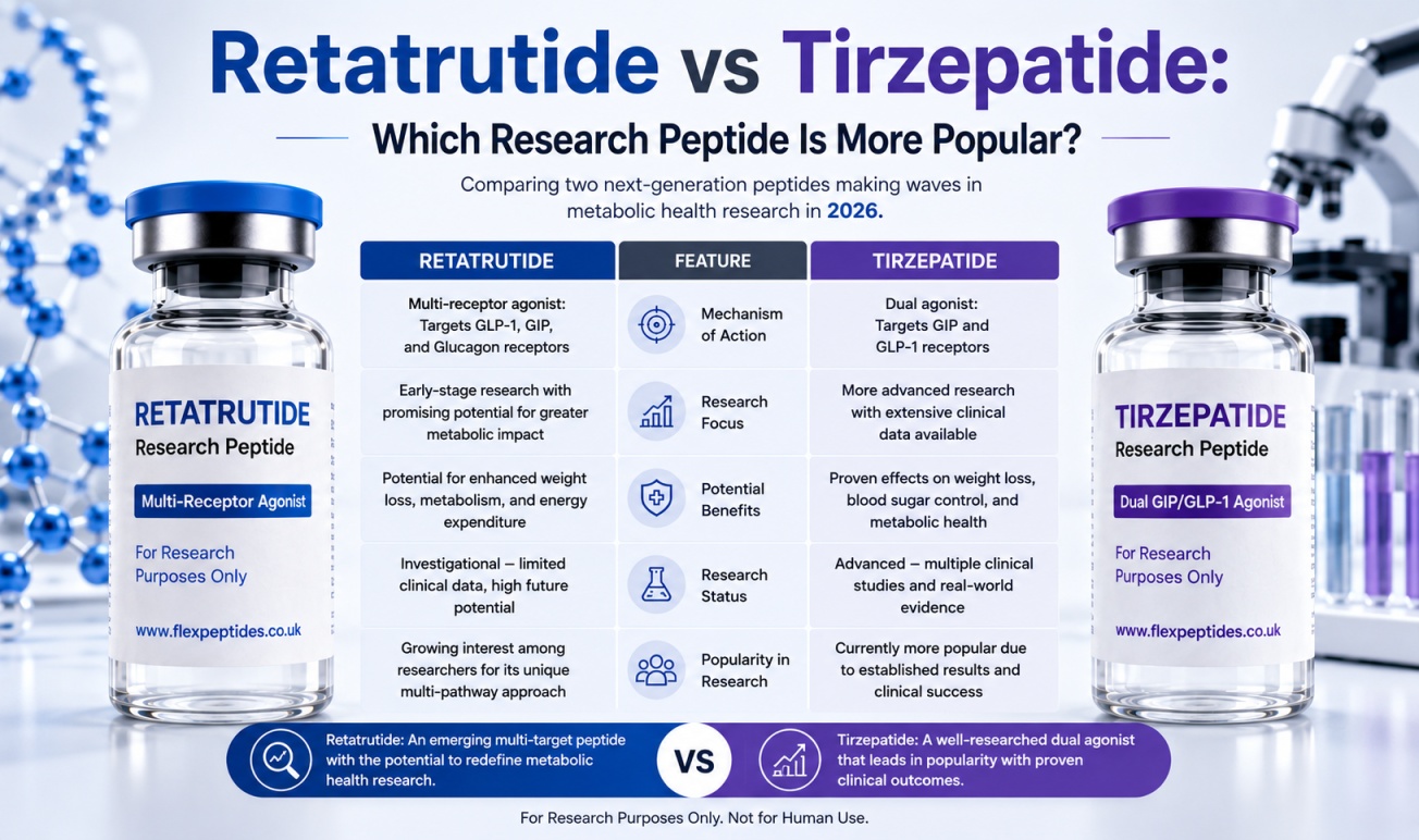 reform research tirzepatide Retatrutide vs Tirzepatide: Which Research Peptide Is More Popular?