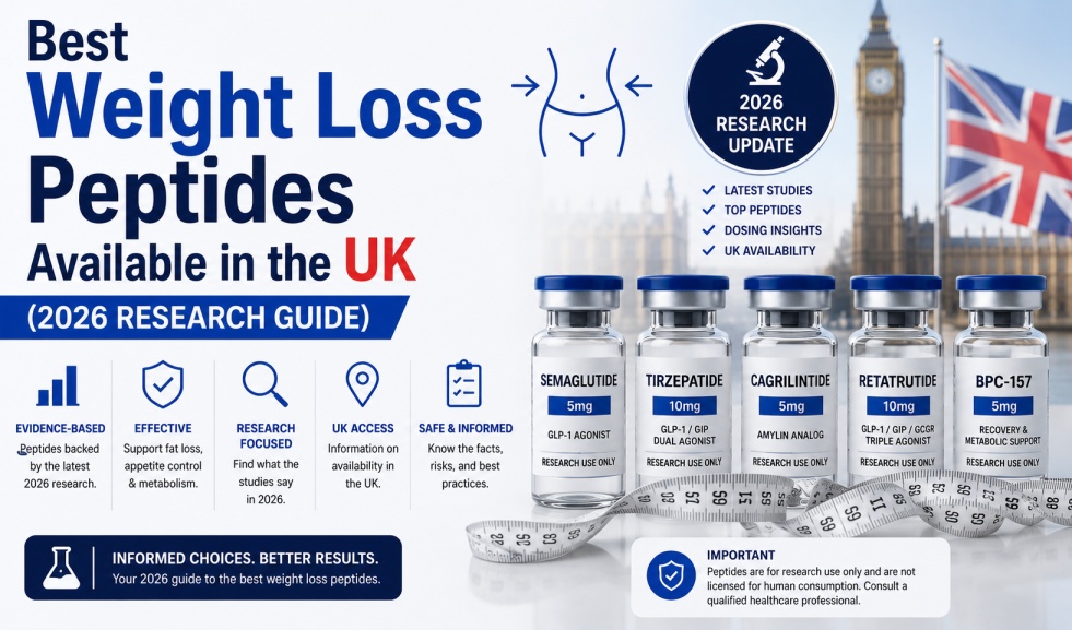 semaglutide peptide uk Best Weight Loss Peptides Available in the UK (2026 Research Guide)