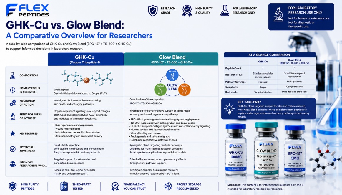 ghk cu vs glow Order Peptide | Buy Research Peptides GLOW Blend vs GHK-Cu: Which