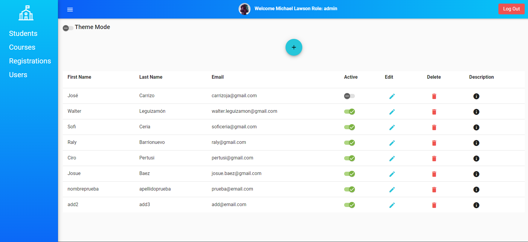 School Management System - Angular