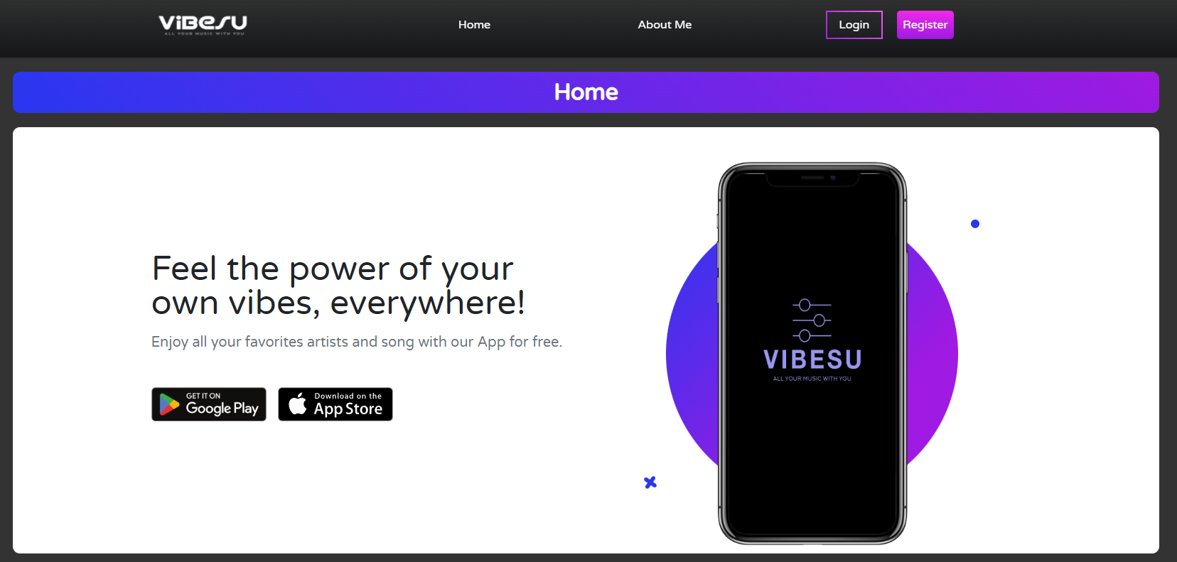 VibesU - Python / Django