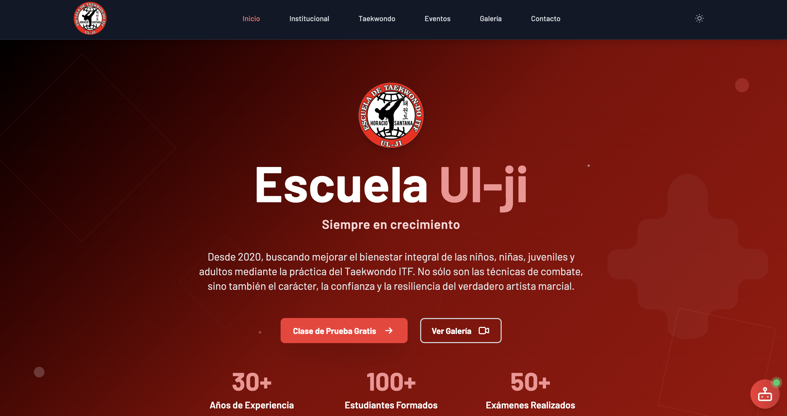 Escuela Ul-Ji Taekwon-Do (Astro, Vue Js, Penguin UI and Tailwind)