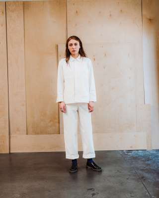 Canvas Work Jacket Natural IJJI