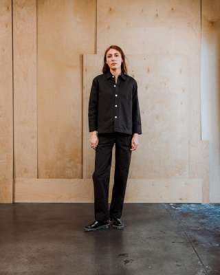 Canvas Work Jacket - True Black - IJJI Canvas Work Jacket - True Black - IJJI