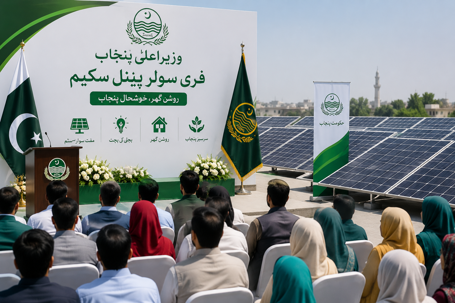 CM Punjab Free Solar Panel Scheme 2026 (Roshan Gharana) — Complete Guide