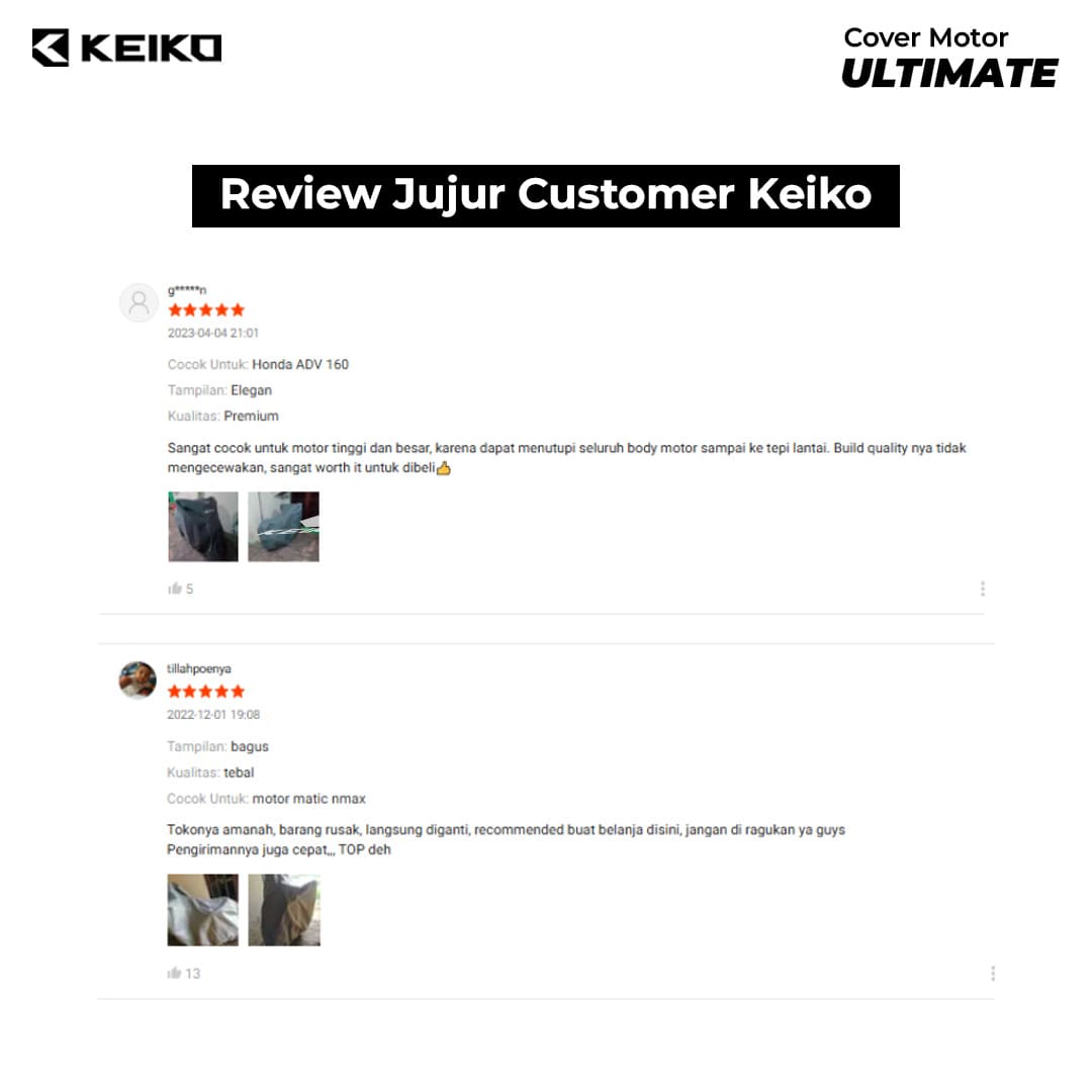 Testimoni pelanggan Keiko