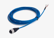 AC334 Høytemperatur kabel m/2-pin MIL konnektor, 30m