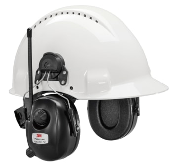 3M DAB+ FM-radio hørselvern hjelmfeste