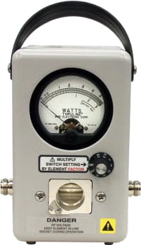 Effektmeter med justerbart effektnivå