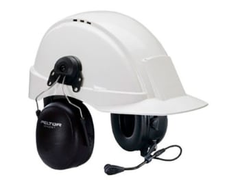 Headset med høy demping og J11-kontakt, hjelmfeste