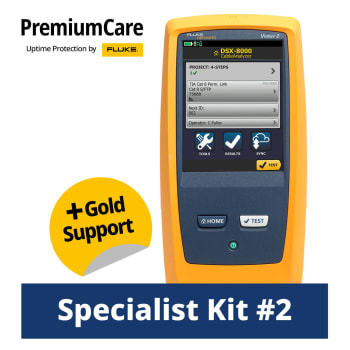 Networks DSX2-8000/GLD INT, Kabeltester 2GHz, med 1-års Gold Support