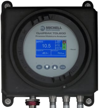 OptiPEAK TDL600 Prosessfuktighetsanalysator, samplingsystem, innendørs