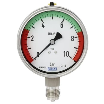 910.33 Klistremerke for ø100 manometer (rød/grønn)