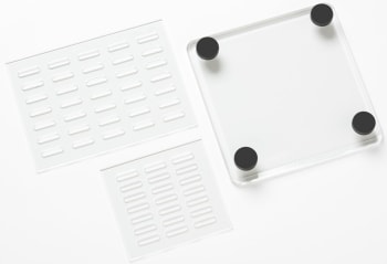 5128A Gjennomsiktig dør (med hylle)