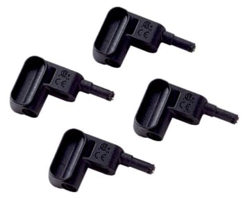 MP1 Magnetprober for 4 mm banan, sett med 4 sorte