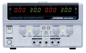 GPS-2303 Lineær DC strømforsyning 2x 0-30V, 0-3A, 180W