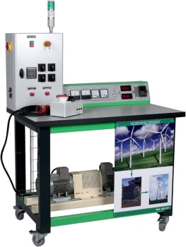 Vindturbin-simulator for studie av fornybar energi