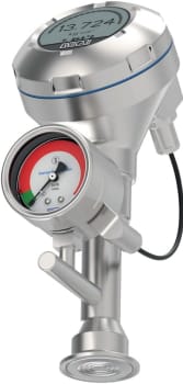 Hygienisk transmitter med membranovervåking