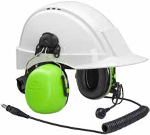 CH-5, for ekstremt høye lydmiljø, hjelmfeste