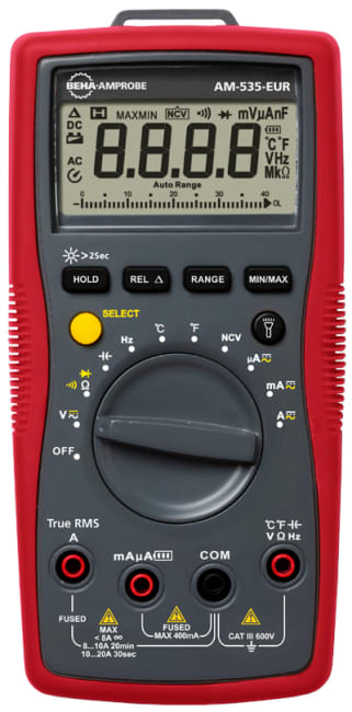 AM-535 Digitalt Multimeter Sann RMS
