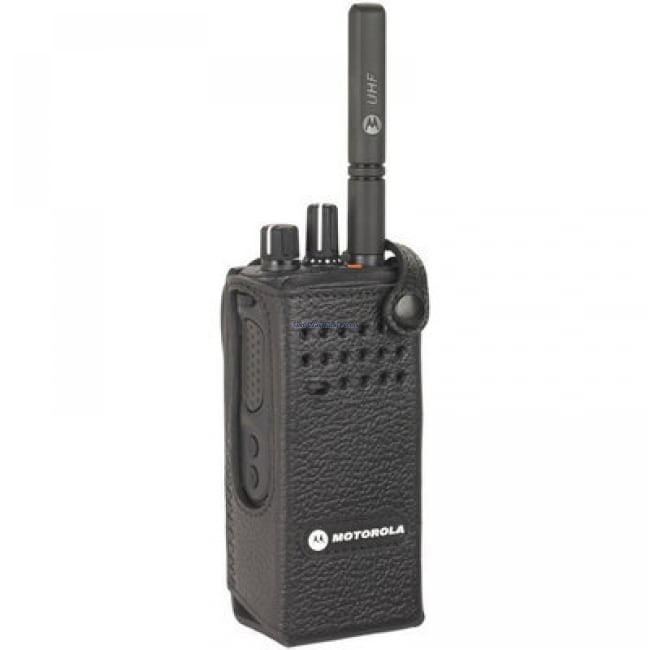 Bæreveske, tykt lær, 3" belteloop