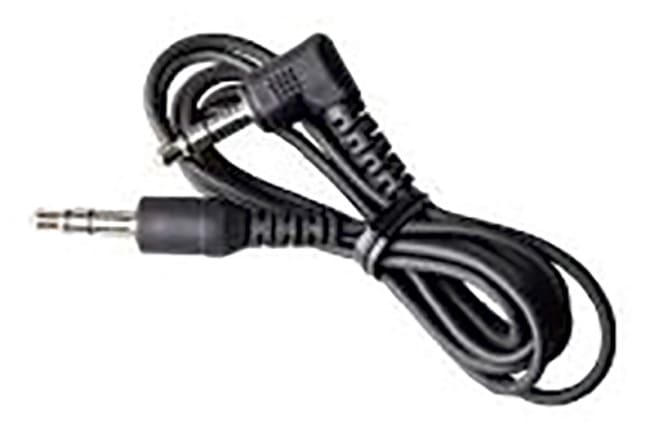 Lyttekabel med 3,5mm vinklet stereo til 3,5mm rett, 1,1m