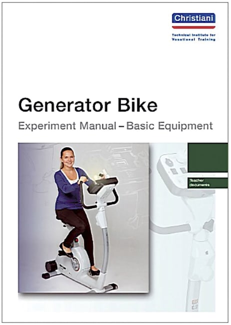 76634 Experiment Manual for teacher: Generator Bike, english
