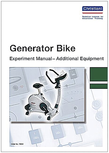 82806 Experiment Manual for students: Generator Bike, english