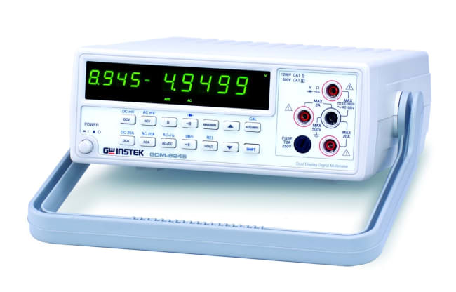 GDM-8245 Benkmultimeter med 4 3/4 Dobbelt display 50 000 Tellinger