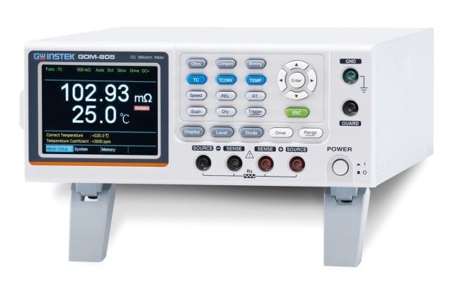 GOM-805, DC Milliohmmeter med 4 3/4 Display, 50000 Tellinger