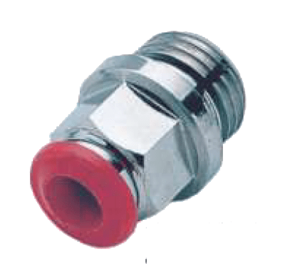 1/8" BSP Lynfitting for for 4mm nylonrør